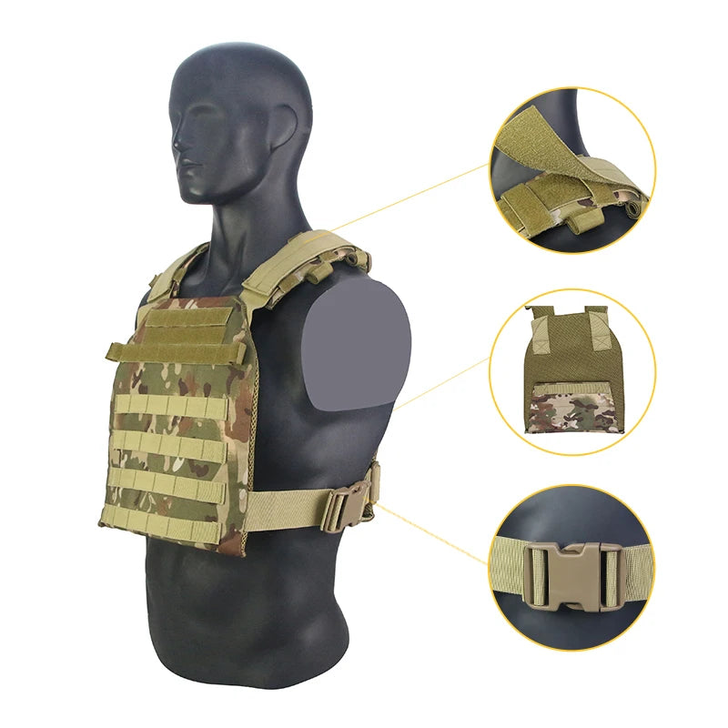 Military Tactical Vest Airsoft  Hunting Vests Molle Plate Carrier Vest Outdoor Training Vest Military Equipment