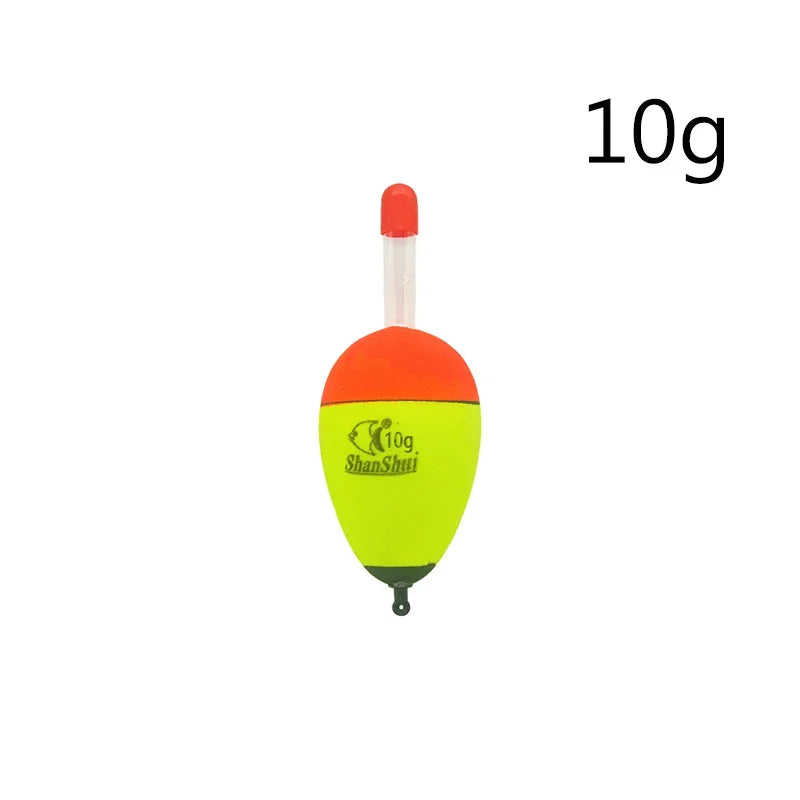 2/3/6Pcs EVA Luminous Fishing Night Float Light Stick Foam Plastic Bobber Sea Rock Fishing Floats Buoyancy Bobber