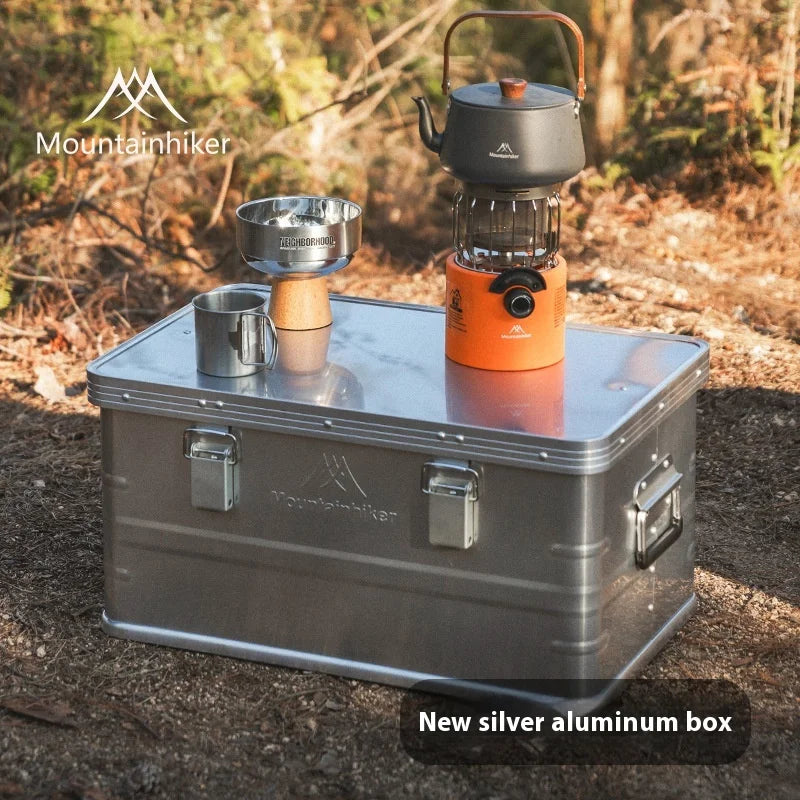 Mountainhiker 20-96L Outdoor Storage Box Camping Picnic Travel Aluminum Alloy Large Capacity Box Accessories Storage Bag 6 Sizes