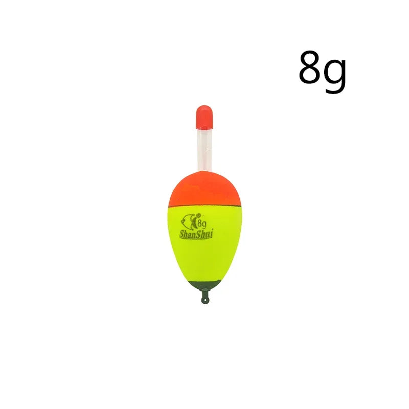 2/3/6Pcs EVA Luminous Fishing Night Float Light Stick Foam Plastic Bobber Sea Rock Fishing Floats Buoyancy Bobber