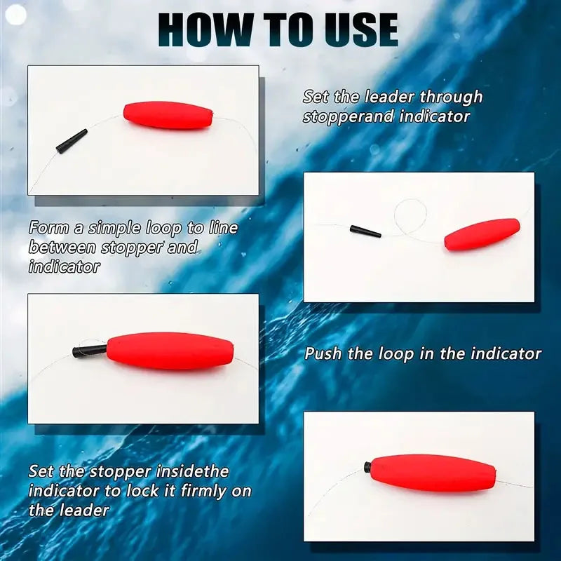 20pcs Peg Floats Catfish Fishing Bobbers Foam Rig Float Crappie Trout Fishing Accessories High-density Foam Tackle Buoys