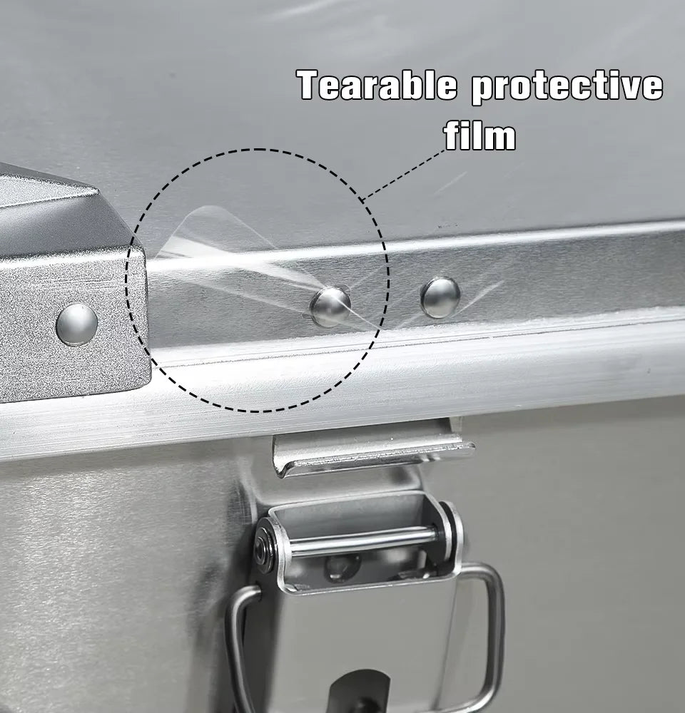 30-80L Outdoor Storage Box Camping Picnic Travel Aluminum Alloy Large Capacity Box Accessories Storage Bag Hiking Accessories