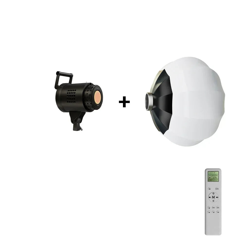 135W LED Lighting 65cm Lantern Softbox Bowens CY8300 Mounting Ball Diffuser Soft Light Modifier Film-Making Video  Flash