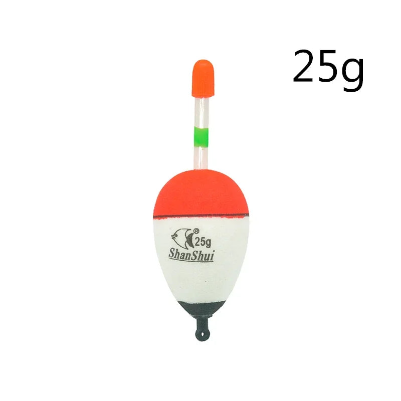 2/3/6Pcs EVA Luminous Fishing Night Float Light Stick Foam Plastic Bobber Sea Rock Fishing Floats Buoyancy Bobber