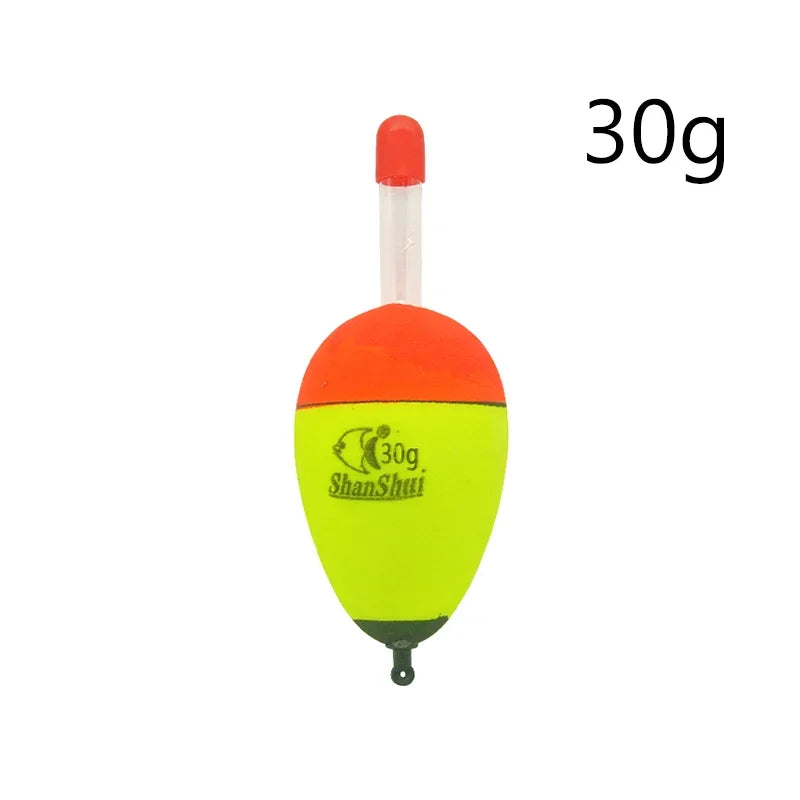 2/3/6Pcs EVA Luminous Fishing Night Float Light Stick Foam Plastic Bobber Sea Rock Fishing Floats Buoyancy Bobber