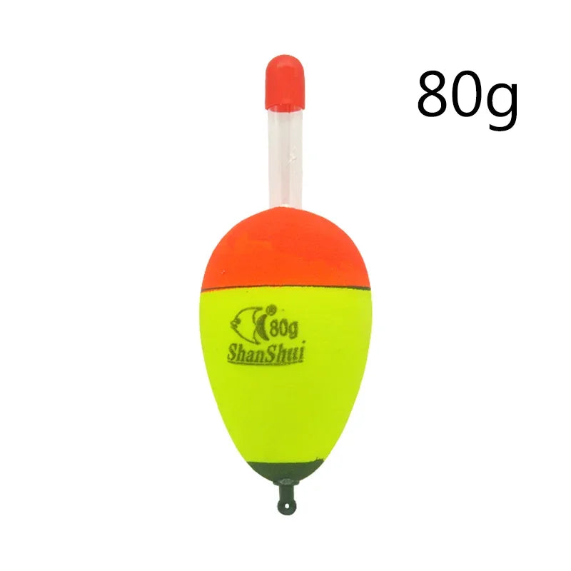 2/3/6Pcs EVA Luminous Fishing Night Float Light Stick Foam Plastic Bobber Sea Rock Fishing Floats Buoyancy Bobber