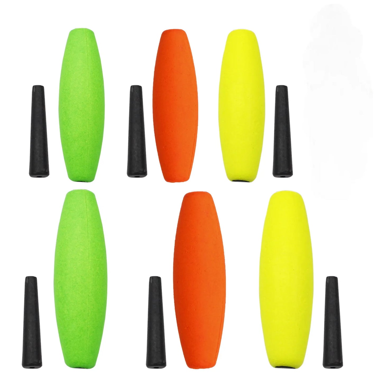 20pcs Peg Floats Catfish Fishing Bobbers Foam Rig Float Crappie Trout Fishing Accessories High-density Foam Tackle Buoys