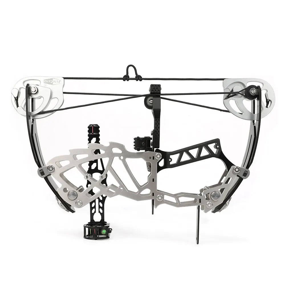 Compound Dual-use Bow Set 30-60lbs Adjustable Draw Weight 19" Axle 80% Let-off 420FPS High Speed Steel Ball Compatible Right Hand for Adults Outdoor Hunting Target Shooting Archery Accessories