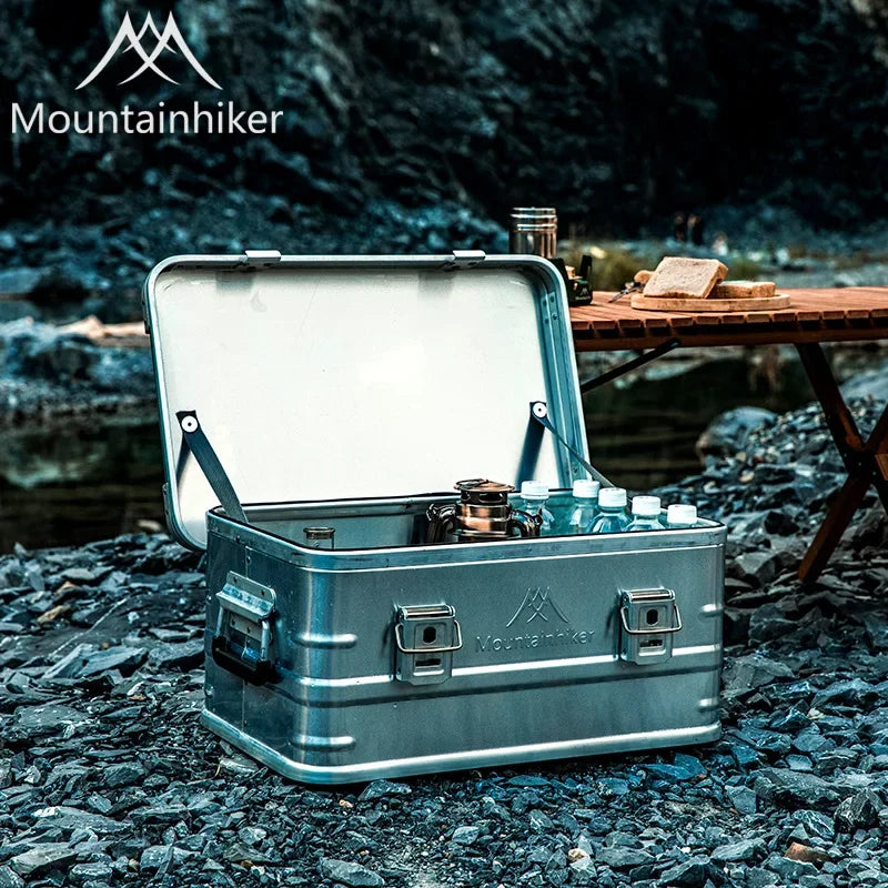 Mountainhiker 20-96L Outdoor Storage Box Camping Picnic Travel Aluminum Alloy Large Capacity Box Accessories Storage Bag 6 Sizes