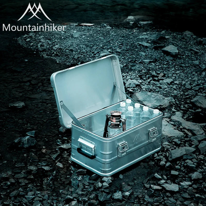 Mountainhiker 20-96L Outdoor Storage Box Camping Picnic Travel Aluminum Alloy Large Capacity Box Accessories Storage Bag 6 Sizes